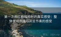 第一次用红桃视频时的真实感受：整体使用氛围与浏览节奏的感受