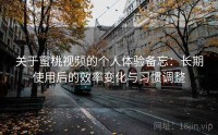 关于蜜桃视频的个人体验备忘：长期使用后的效率变化与习惯调整