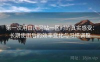 第一次用白虎网站一区时的真实感受：长期使用后的效率变化与习惯调整