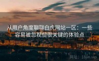 从用户角度聊聊白虎网站一区：一些容易被忽视但很关键的体验点