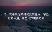 第一次用白虎91时的真实感受：哪些地方好用，哪些地方需要适应