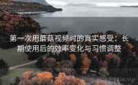 第一次用蘑菇视频时的真实感受：长期使用后的效率变化与习惯调整