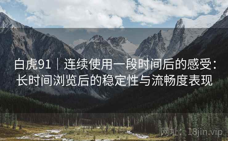 白虎91|连续使用一段时间后的感受:长时间浏览后的稳定性与流畅度表现 白虎91|连续使用一段时间后的感受:长时间浏览后的稳定性与流畅度表现