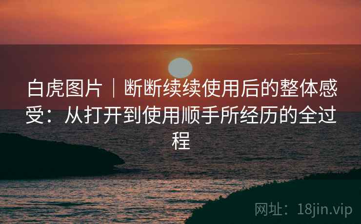 白虎图片｜断断续续使用后的整体感受：从打开到使用顺手所经历的全过程