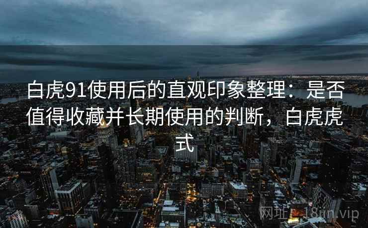 白虎91使用后的直观印象整理：是否值得收藏并长期使用的判断，白虎虎式