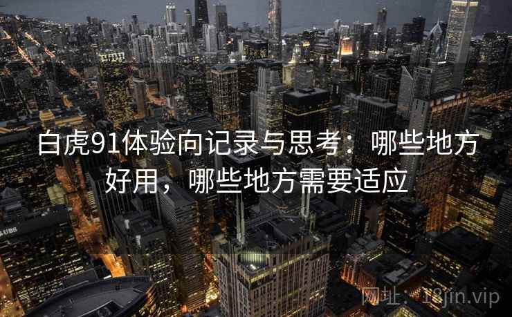 白虎91体验向记录与思考:哪些地方好用,哪些地方需要适应 白虎91体验向记录与思考:哪些地方好用,哪些地方需要适应