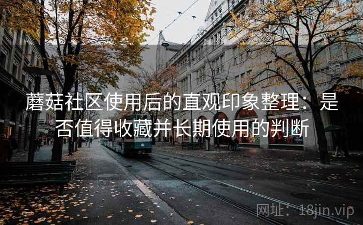蘑菇社区使用后的直观印象整理：是否值得收藏并长期使用的判断