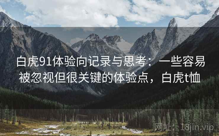 白虎91体验向记录与思考:一些容易被忽视但很关键的体验点,白虎t恤 白虎91体验向记录与思考:一些容易被忽视但很关键的体验点,白虎t恤