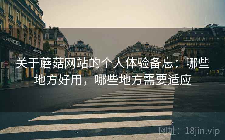 关于蘑菇网站的个人体验备忘:哪些地方好用,哪些地方需要适应 关于蘑菇网站的个人体验备忘:哪些地方好用,哪些地方需要适应